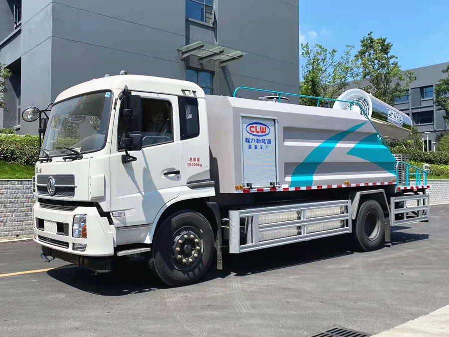 东风天锦纯电动10吨抑尘车-雾炮车-东风天锦纯电动10吨抑尘车厂家直销