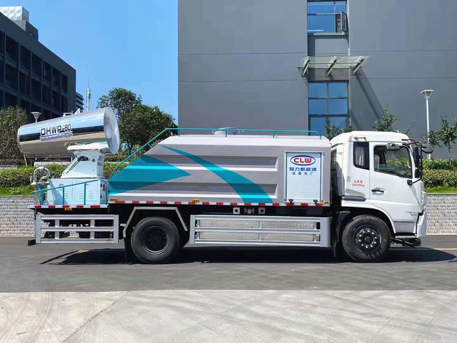 东风天锦纯电动10吨抑尘车-雾炮车-东风天锦纯电动10吨抑尘车厂家直销