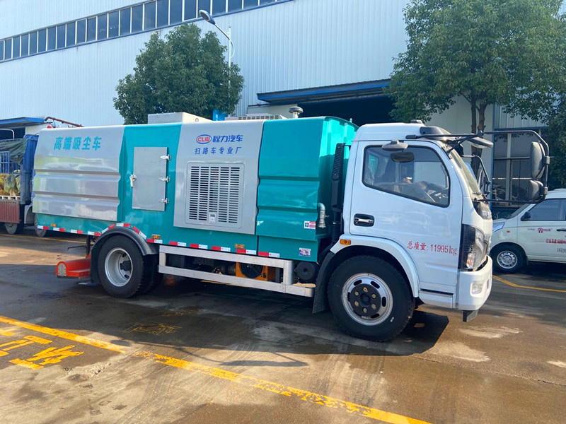 东风8立方吸尘车-吸尘车生产厂家-程力道路吸尘车生产厂家